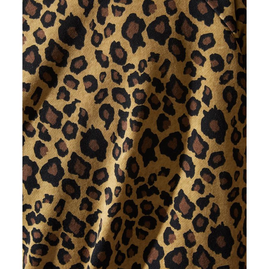 半袖 スウェット トレーナー メンズ レオパード ヒョウ柄 豹柄 スエット クルーネック カットソー トップス 韓国ファッション | improves | 06