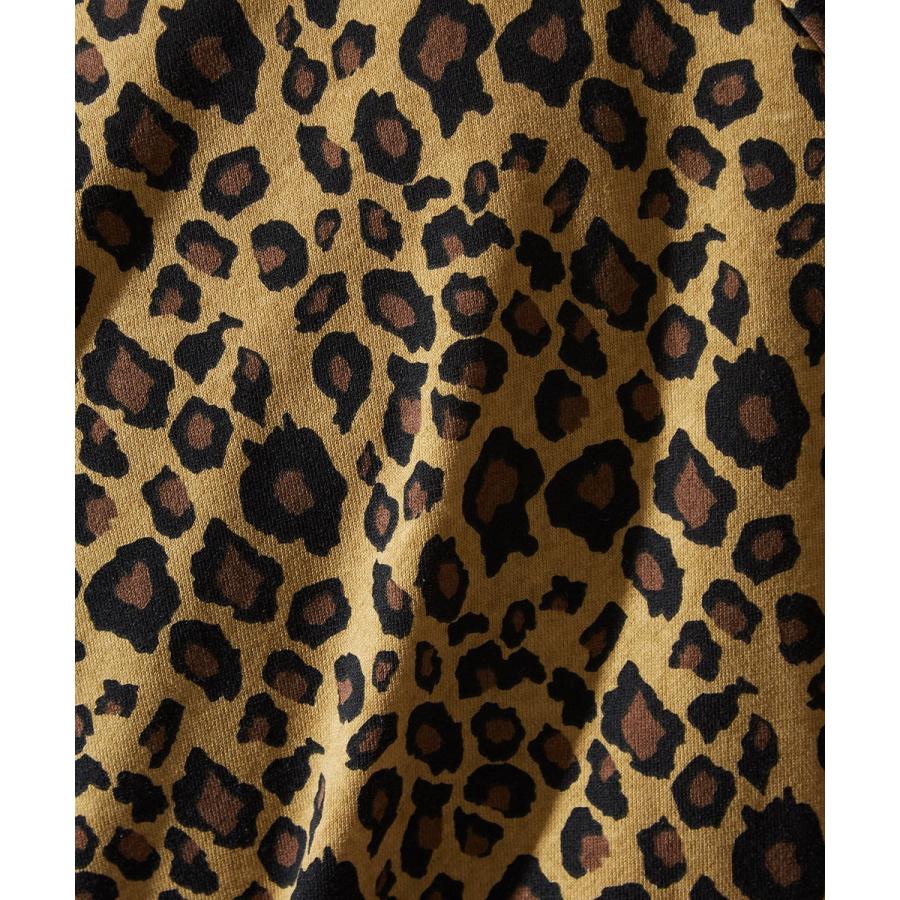 半袖 スウェット レオパード ジャケット メンズ ヒョウ柄 豹柄 スエット トラックジャケット ブルゾン アウター 韓国ファッション | improves | 07