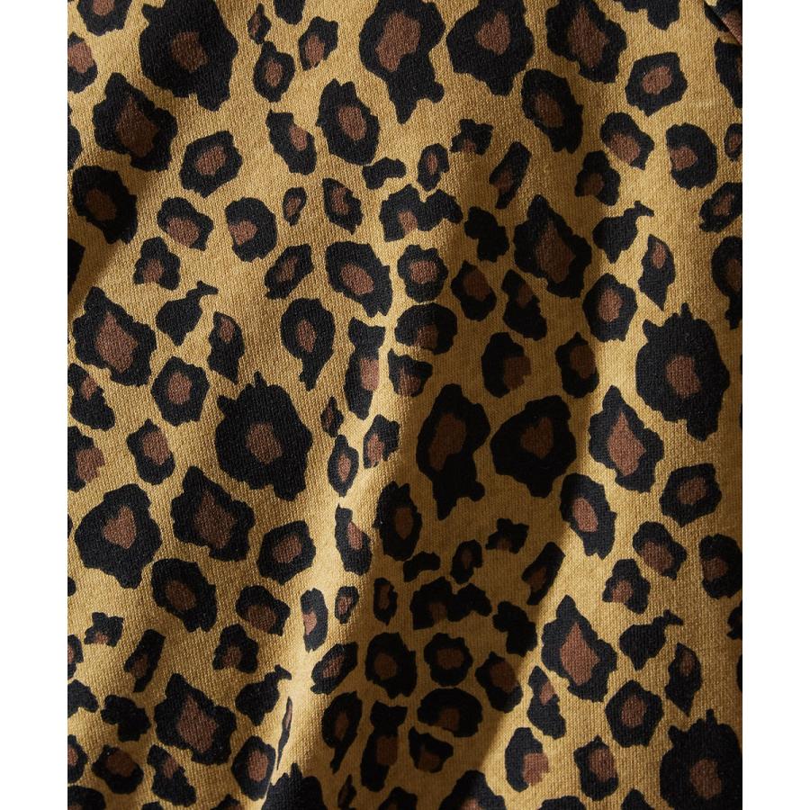 半袖 パーカー メンズ スウェット スエット レオパード ヒョウ柄 豹柄 プルオーバー カットソー トップス 韓国ファッション ストリート | improves | 07