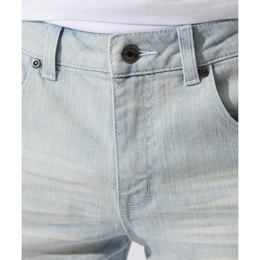 improves（インプローブス） レオパード サイドライン デニム ショート