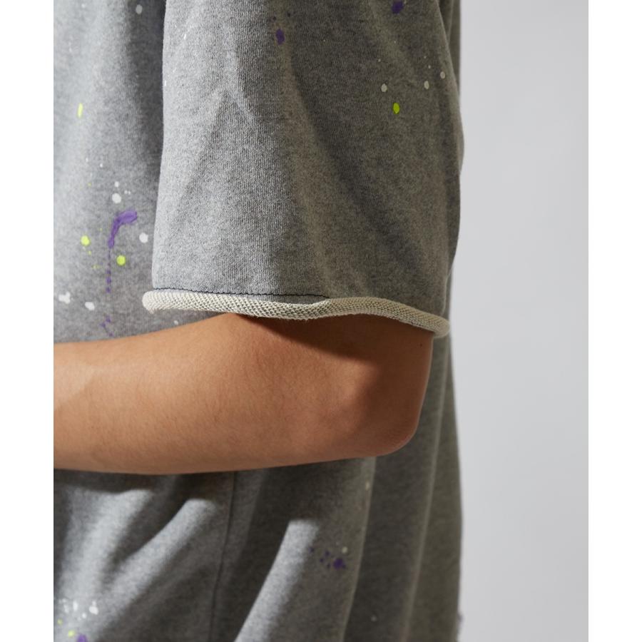 ビッグパーカー メンズ ビッグシルエット パーカー 半袖 スウェット スエット オーバーサイズ ビッグサイズ プルオーバー カットソー | improves | 14