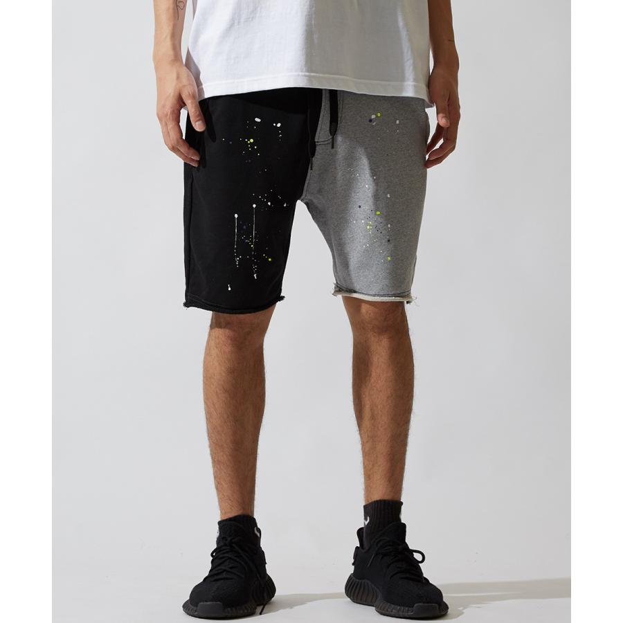 スウェット ハーフパンツ メンズ ショートパンツ 膝上 スエット パンツ ショーツ 短パン 半ズボン ブラック グレー 韓国ファッション | improves | 11