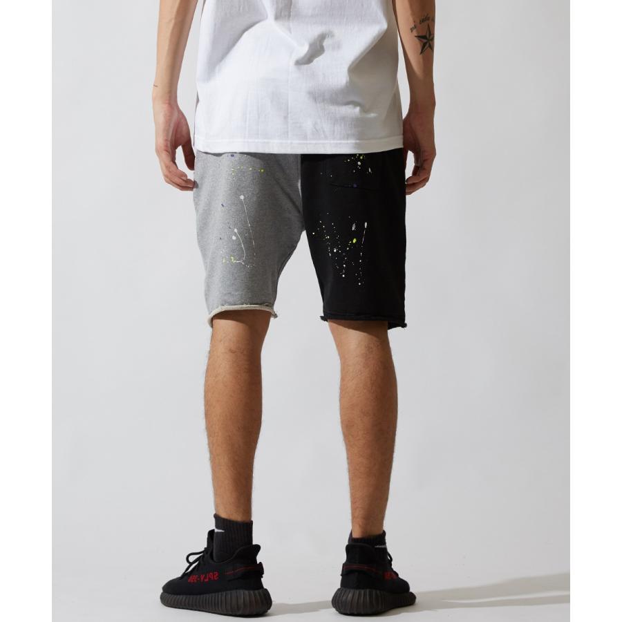 スウェット ハーフパンツ メンズ ショートパンツ 膝上 スエット パンツ ショーツ 短パン 半ズボン ブラック グレー 韓国ファッション | improves | 13