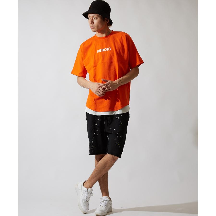 スウェット ハーフパンツ メンズ ショートパンツ 膝上 スエット パンツ ショーツ 短パン 半ズボン ブラック グレー 韓国ファッション | improves | 02