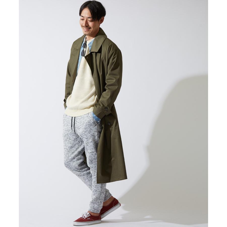 ジョガーパンツ メンズ ニットフリース あったか 暖かい 裏起毛 スウェットパンツ フリースパンツ イージーパンツ 暖パン 黒 improves | improves | 09