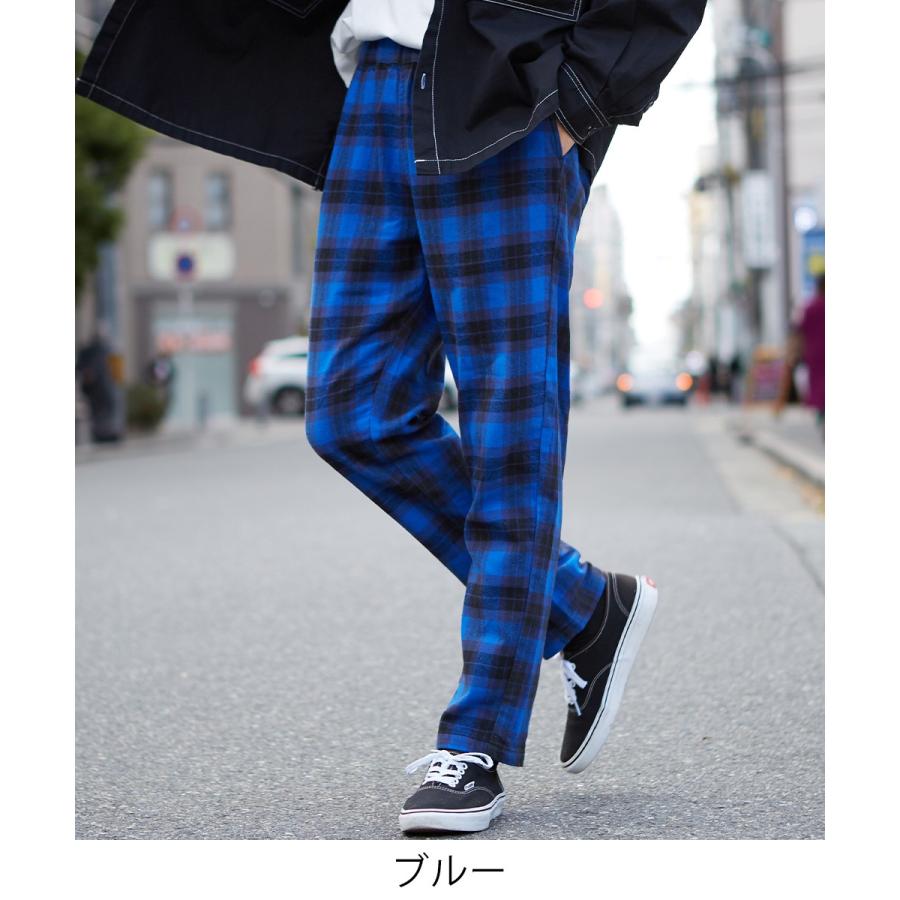 improves チェックパンツ メンズ チェック パンツ ダンス 赤