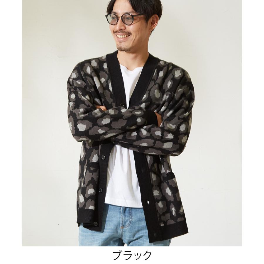 LAD MUSICIAN ヴィンテージ ジャガードニットカーディガン レオパード ladmusician 美品✨17aw レオパード カーディガン 山崎賢人着用