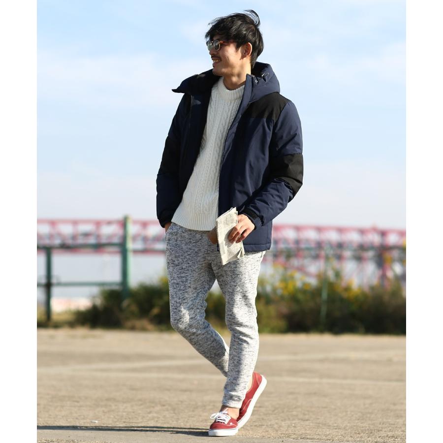 ケーブルニット メンズ ローゲージニット ケーブル編み セーター 長袖 ニットセーター 無地 厚手 ニット ブラック ホワイト improves | improves | 06