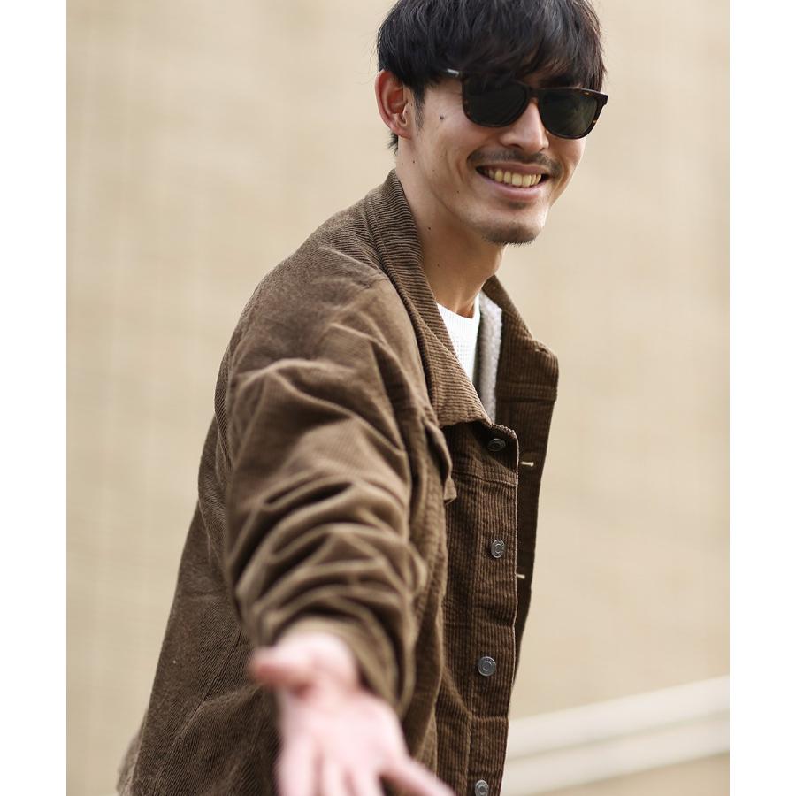 improves コーデュロイ ジャケット メンズ 裏ボア ボア Gジャン