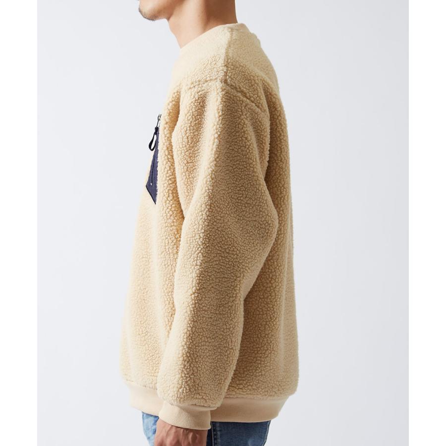 improves（インプローブス） ボアフリース トレーナー メンズ ボア