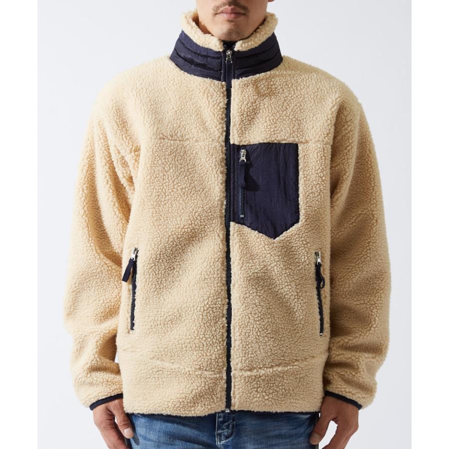 improves（インプローブス） ボアジャケット メンズ ボアブルゾン ボア