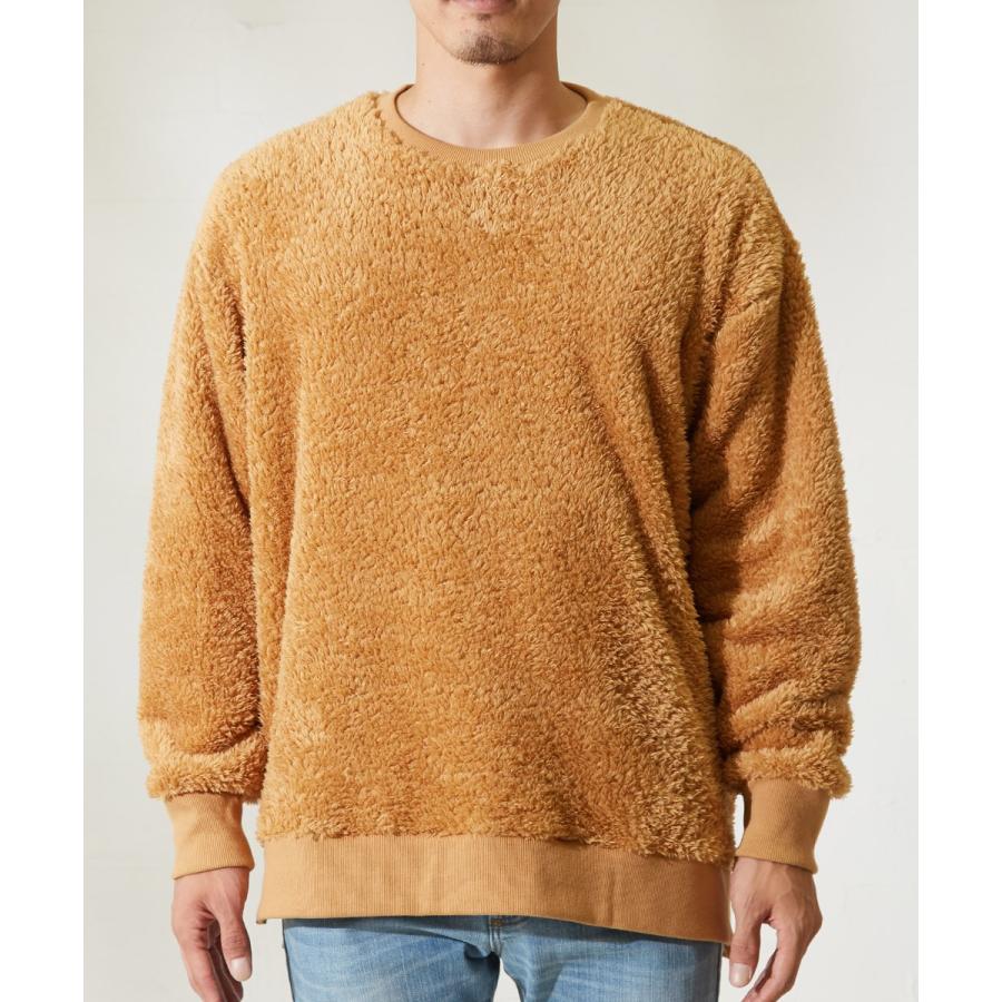 improves（インプローブス） マイクロフリース ボア トレーナー メンズ