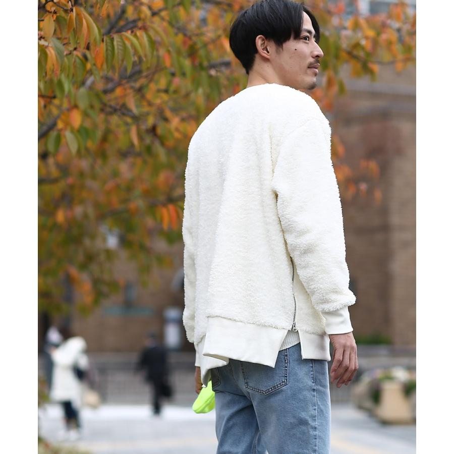 improves（インプローブス） マイクロフリース ボア トレーナー メンズ