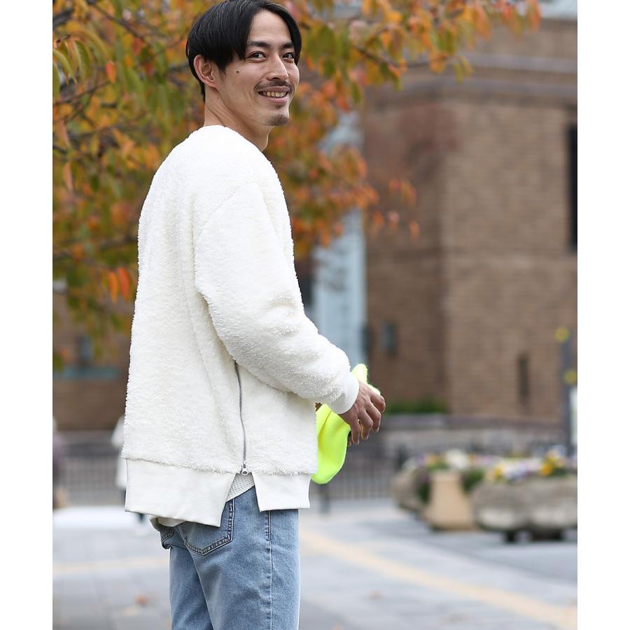 新品未使用 STONE  ホワイト フリース トレーナー ボア 新品未使用 STONE ISLAND ホワイト フリース トレーナー ボア