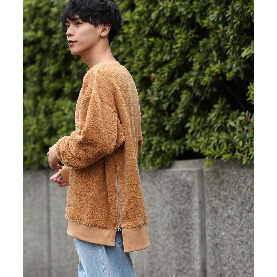 improves（インプローブス） マイクロフリース ボア トレーナー メンズ