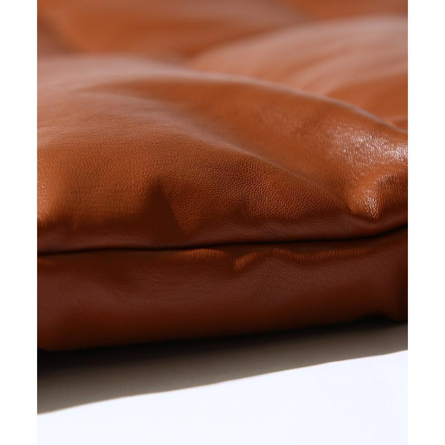 ダウンジャケット メンズ 中綿ジャケット レザー 合皮 PUレザー ダブルジップ Wzip 黒 アメカジ ストリート ストリートファッション improves | improves | 17