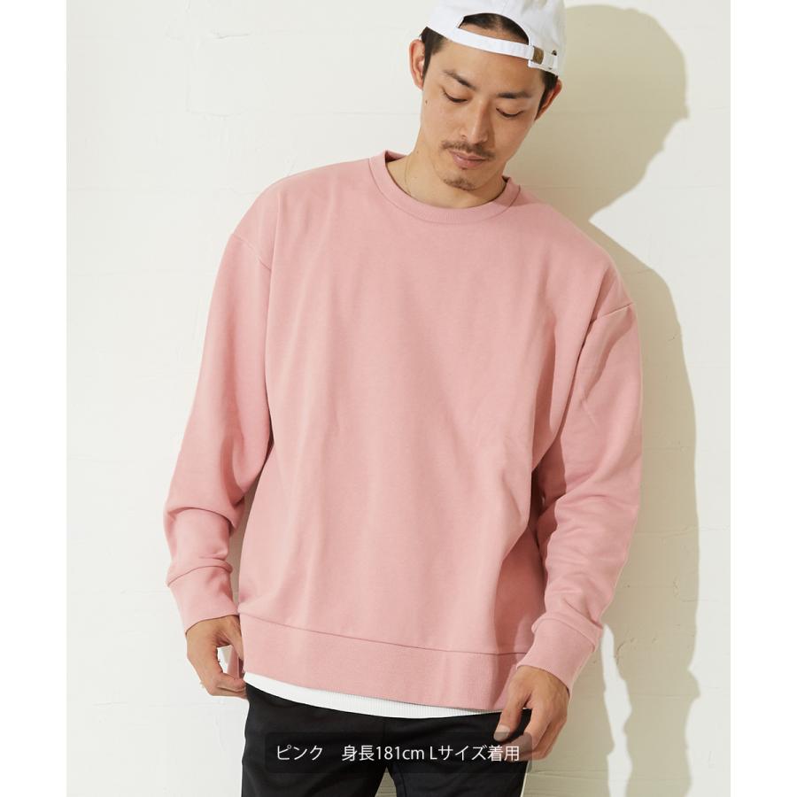 ビッグシルエット トレーナー メンズ 無地 ビッグトレーナー スウェット スエット プルオーバー ビックシルエット 韓国 白 黒 Improves Improves インプローブス 通販 Yahoo ショッピング