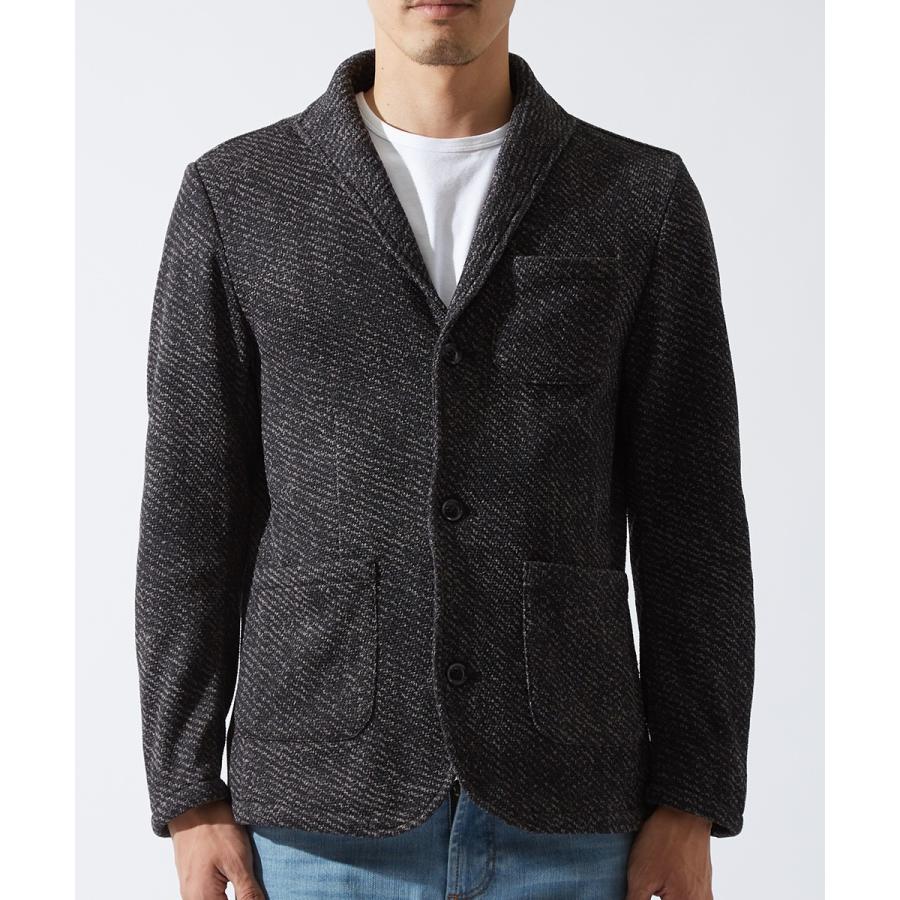 テーラードジャケット メンズ イタリアンカラー ツイード ジャケット セットアップ可能 あったか 暖かい 裏起毛 improves トラッド 英国 | improves | 11