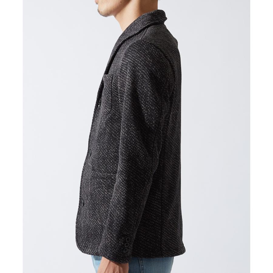 テーラードジャケット メンズ イタリアンカラー ツイード ジャケット セットアップ可能 あったか 暖かい 裏起毛 improves トラッド 英国 | improves | 12