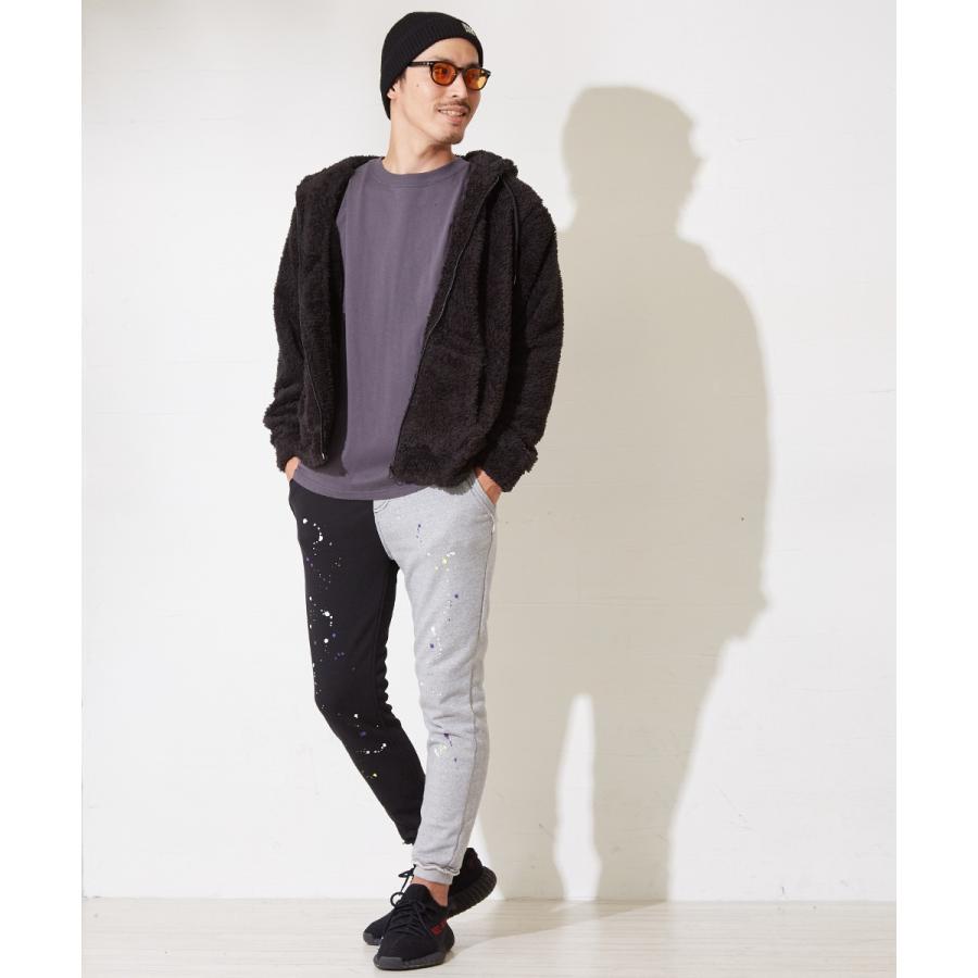ジョガーパンツ メンズ 裏毛 スウェットパンツ スエットパンツ ペンキ 加工 スリム ジャージ スキニー パンツ イージーパンツ improves | improves | 12