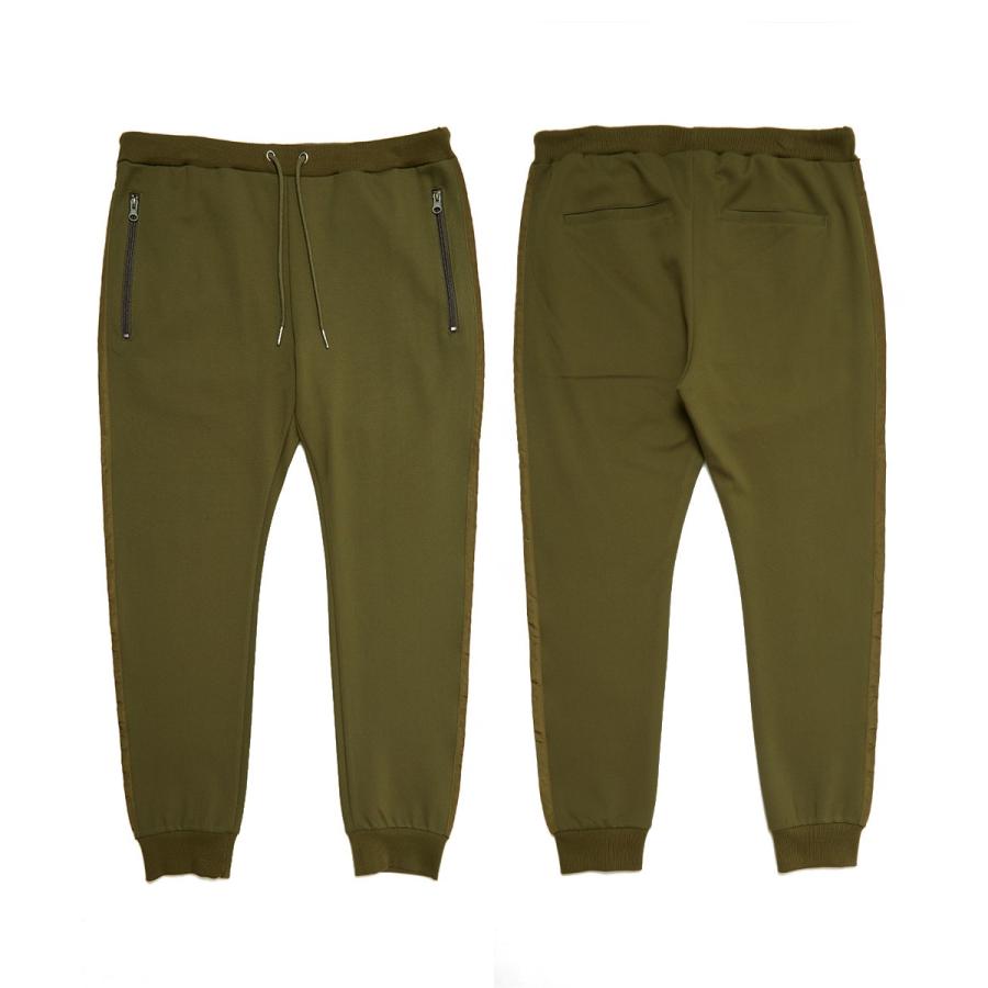 ジョガーパンツ メンズ ポンチ イージーパンツ サイドライン テーパードパンツ ウエストゴム スリム ラインパンツ ジャージパンツ | improves | 18