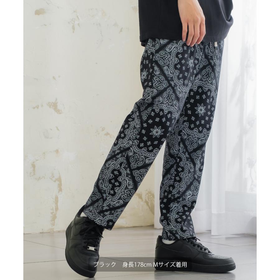 シェフパンツ メンズ バンダナ柄 イージーパンツ セットアップ可能 ワイドパンツ ペイズリー柄 柄パンツ 大きいサイズ オーバーサイズ Improves Improves インプローブス 通販 Yahoo ショッピング