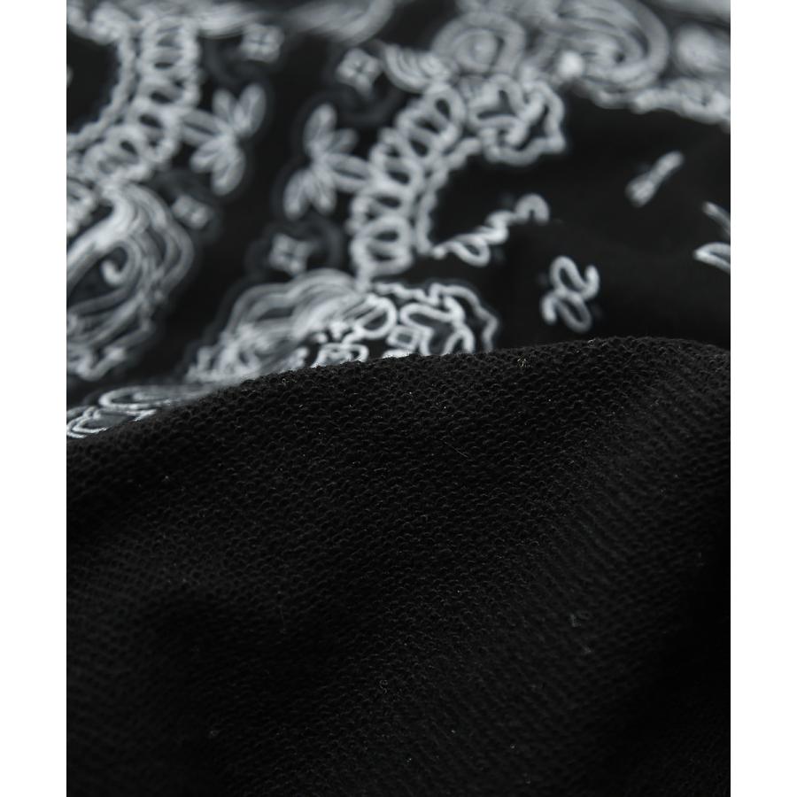 improves パーカー メンズ ジップパーカー ペイズリー柄