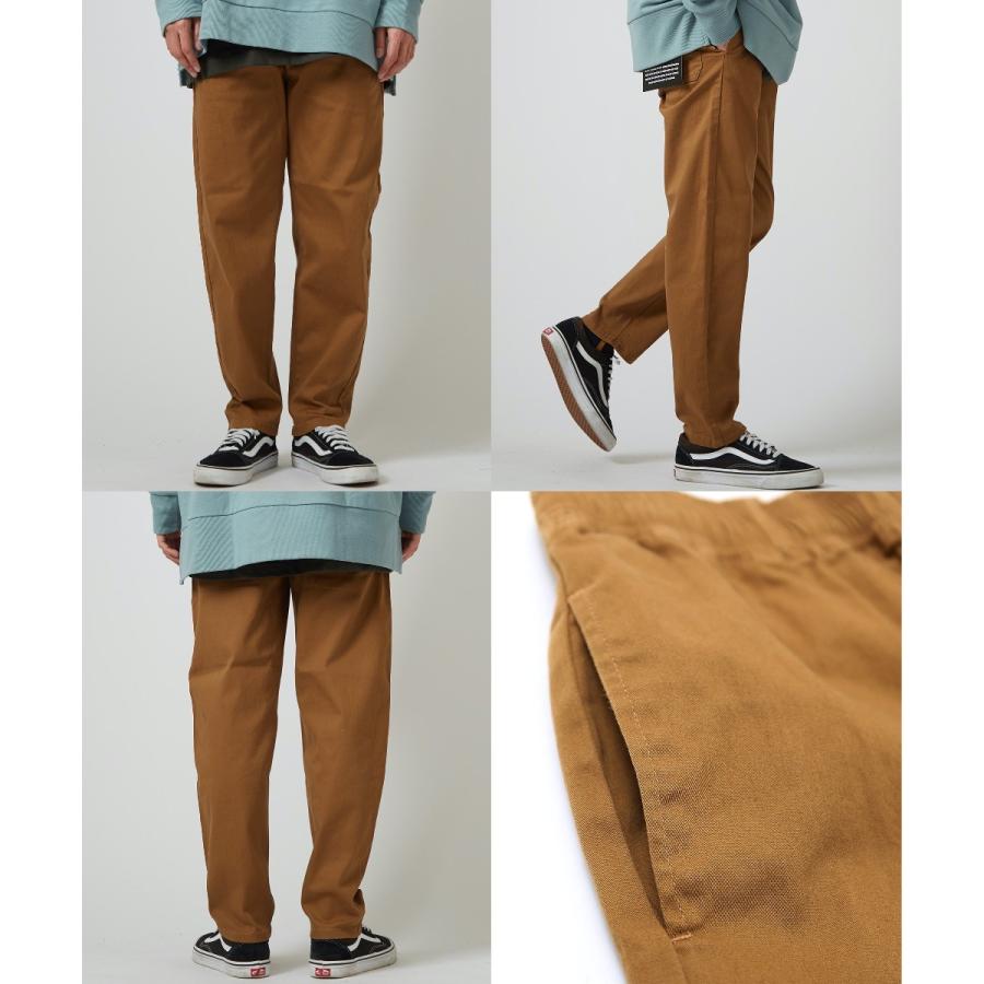 シェフパンツ メンズ ワイドパンツ ウエストゴム ストレッチ ゆったり イージーパンツ ワークパンツ オーバーサイズ 大きいサイズ ビッグシルエット improves | improves | 16