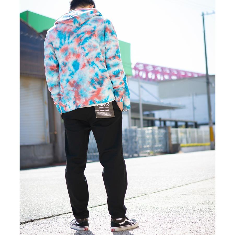 シェフパンツ メンズ ワイドパンツ ウエストゴム ストレッチ ゆったり イージーパンツ ワークパンツ オーバーサイズ 大きいサイズ ビッグシルエット improves | improves | 03