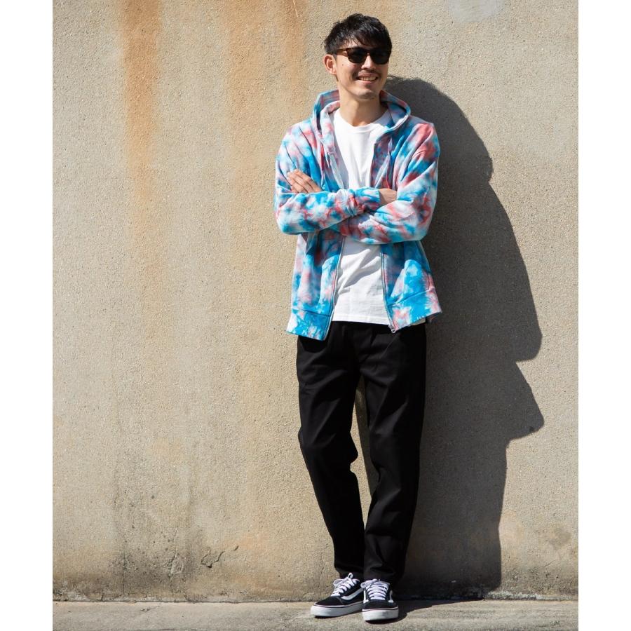 シェフパンツ メンズ ワイドパンツ ウエストゴム ストレッチ ゆったり イージーパンツ ワークパンツ オーバーサイズ 大きいサイズ ビッグシルエット improves | improves | 04