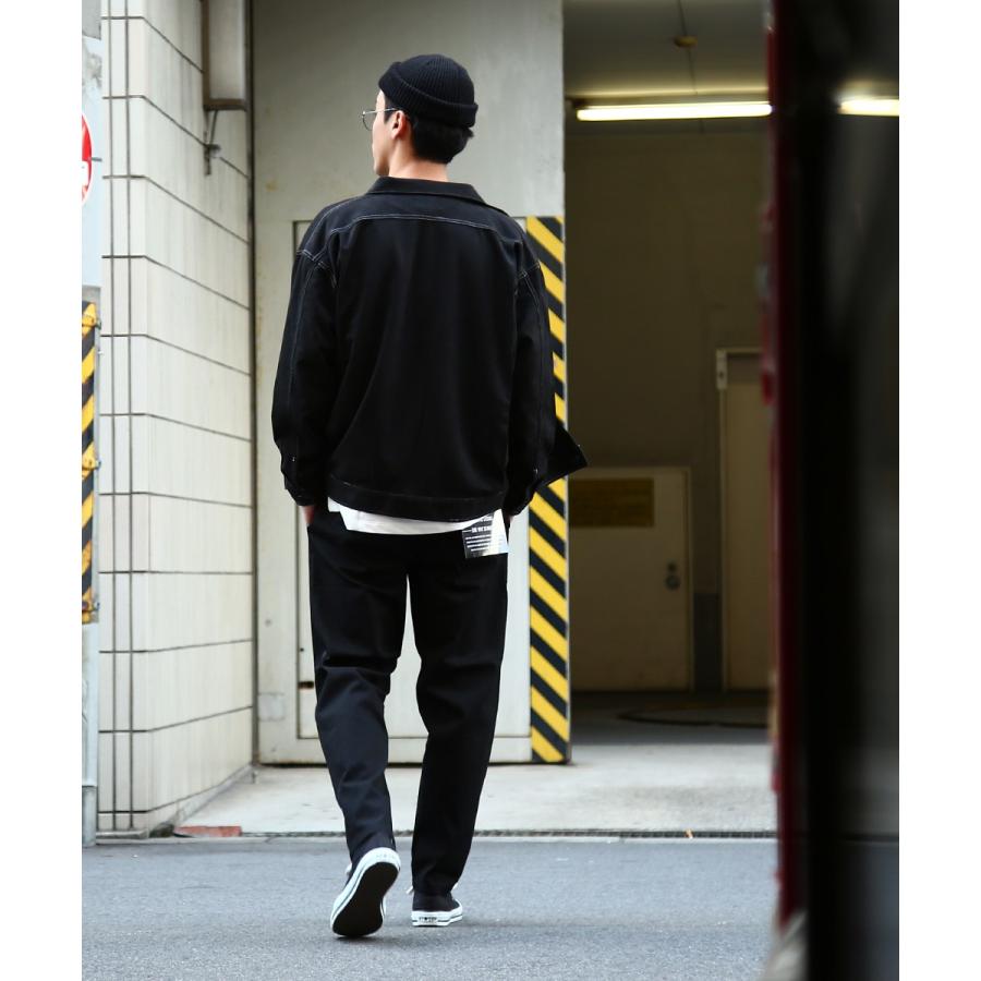 シェフパンツ メンズ ワイドパンツ ウエストゴム ストレッチ ゆったり イージーパンツ ワークパンツ オーバーサイズ 大きいサイズ ビッグシルエット improves | improves | 06