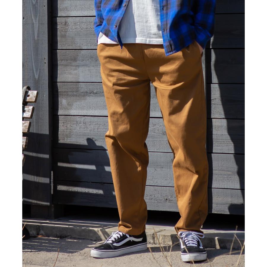 シェフパンツ メンズ ワイドパンツ ウエストゴム ストレッチ ゆったり イージーパンツ ワークパンツ オーバーサイズ 大きいサイズ ビッグシルエット improves | improves | 07