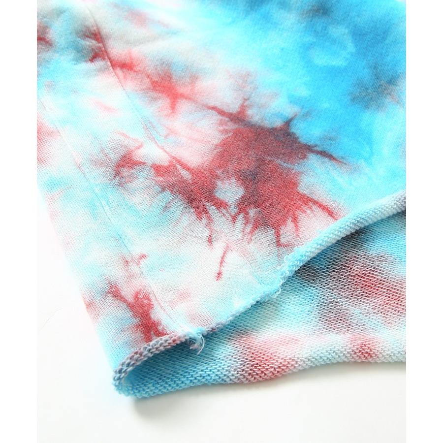 ショートパンツ メンズ ダイダイ柄 スウェット ショーツ ハーフパンツ カットオフ ウエストゴム ロゴ プリント 短パン ハーフパンツ サーフ系 improves | improves | 17