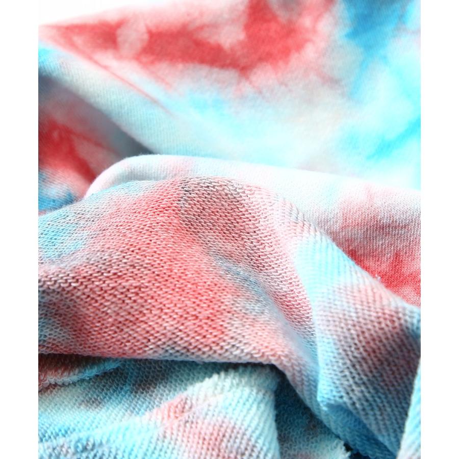 ショートパンツ メンズ ダイダイ柄 スウェット ショーツ ハーフパンツ カットオフ ウエストゴム ロゴ プリント 短パン ハーフパンツ サーフ系 improves | improves | 19