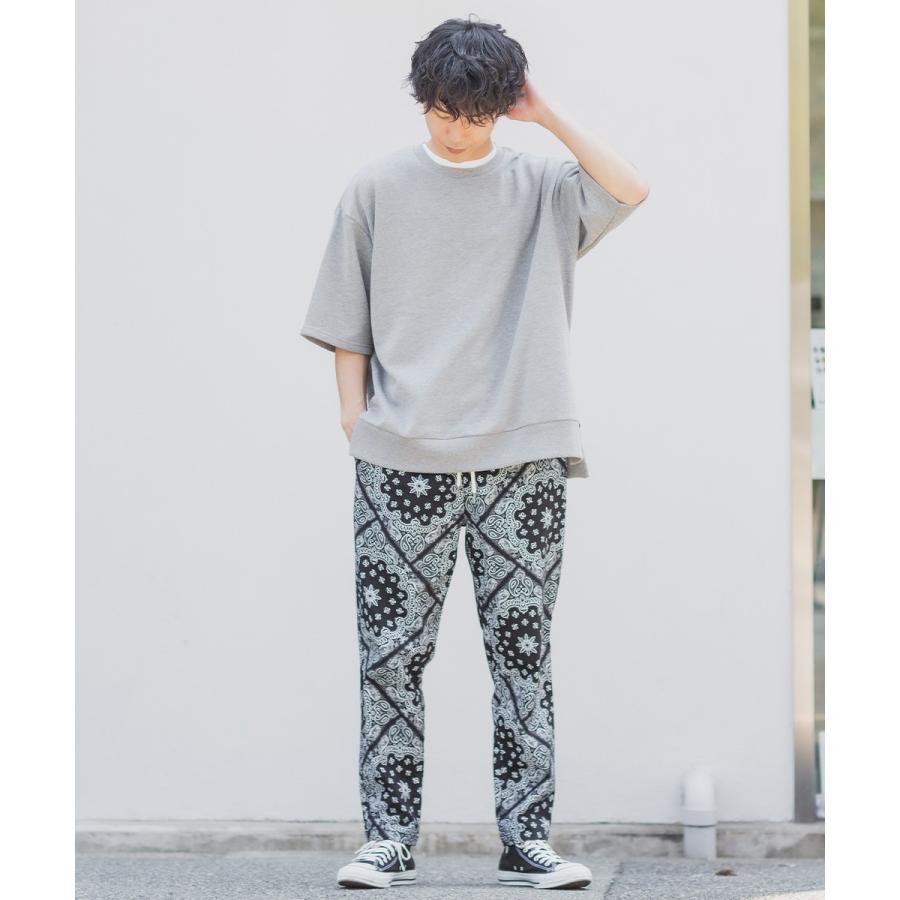 スウェットトレーナー メンズ 半袖 サイドジップ 裏毛 ゆったり 大きいサイズ クルーネック 無地 シンプル オーバーサイズ ビッグシルエット スエット improves | improves | 10