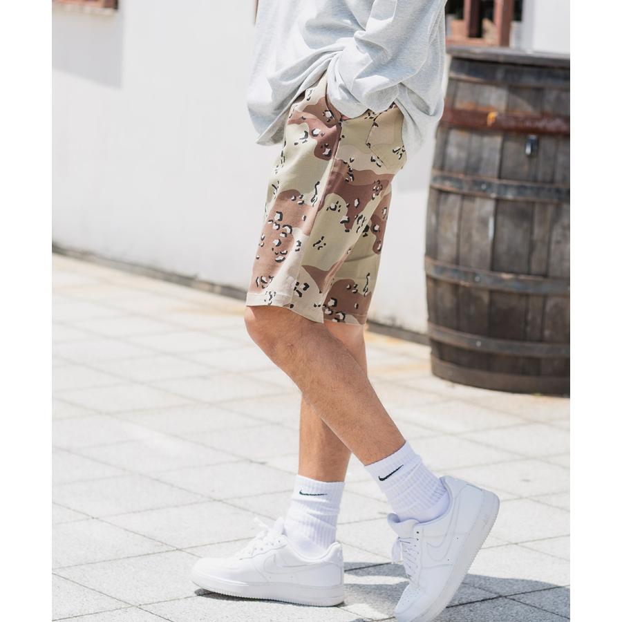 ハーフパンツ メンズ シェフパンツ 柄パンツ 総柄 バンダナ柄 ペイズリー柄 迷彩柄 カモフラ柄 イージーパンツ ショートパンツ ショーツ 短パン improves | improves | 01