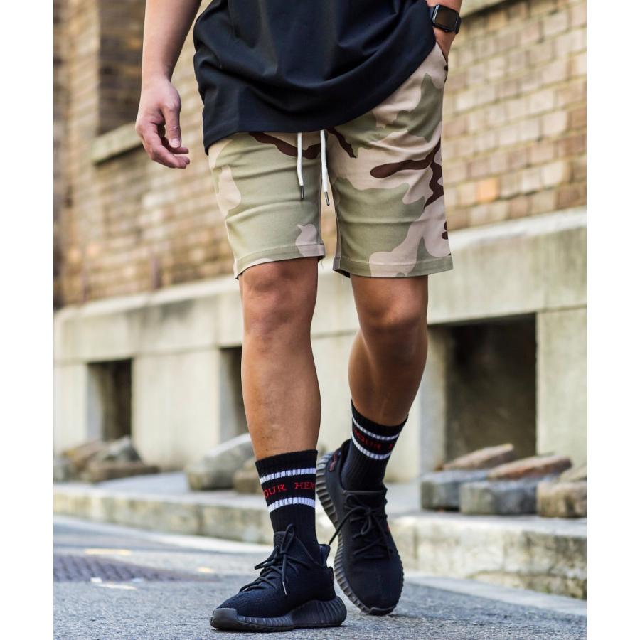 ハーフパンツ メンズ シェフパンツ 柄パンツ 総柄 バンダナ柄 ペイズリー柄 迷彩柄 カモフラ柄 イージーパンツ ショートパンツ ショーツ 短パン improves | improves | 03