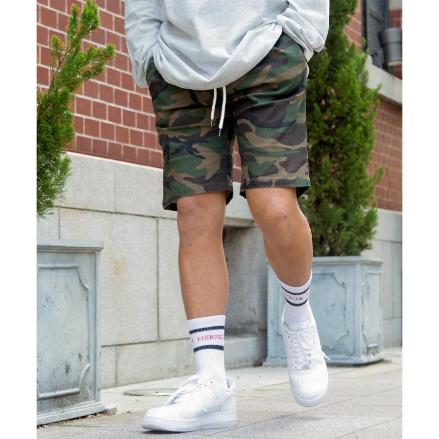 ハーフパンツ メンズ シェフパンツ 柄パンツ 総柄 バンダナ柄 ペイズリー柄 迷彩柄 カモフラ柄 イージーパンツ ショートパンツ ショーツ 短パン improves | improves | 05