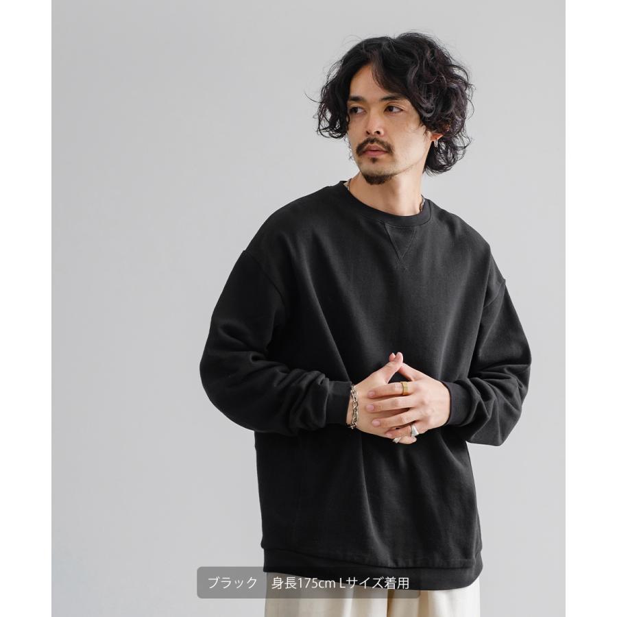 improves スウェット トレーナー メンズ 5色展開 ビッグ 無地 裏 improves スウェット トレーナー メンズ 5色展開 ビッグ 無地 裏