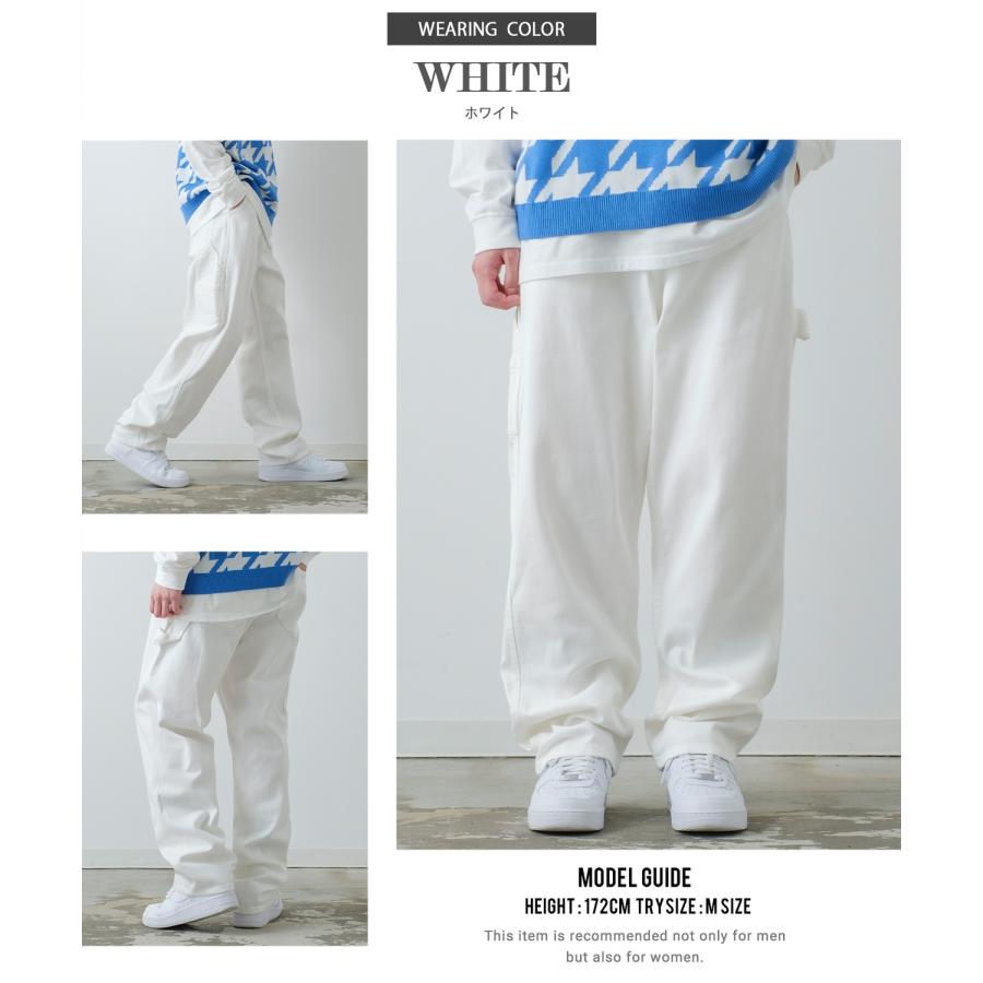 カツラギ ワイド ペインターパンツ メンズ イージーパンツ ワイドパンツ ワークパンツ バギーパンツ ゆったり 大きい ストリート スケボー アメカジ カジュアル | improves | 14