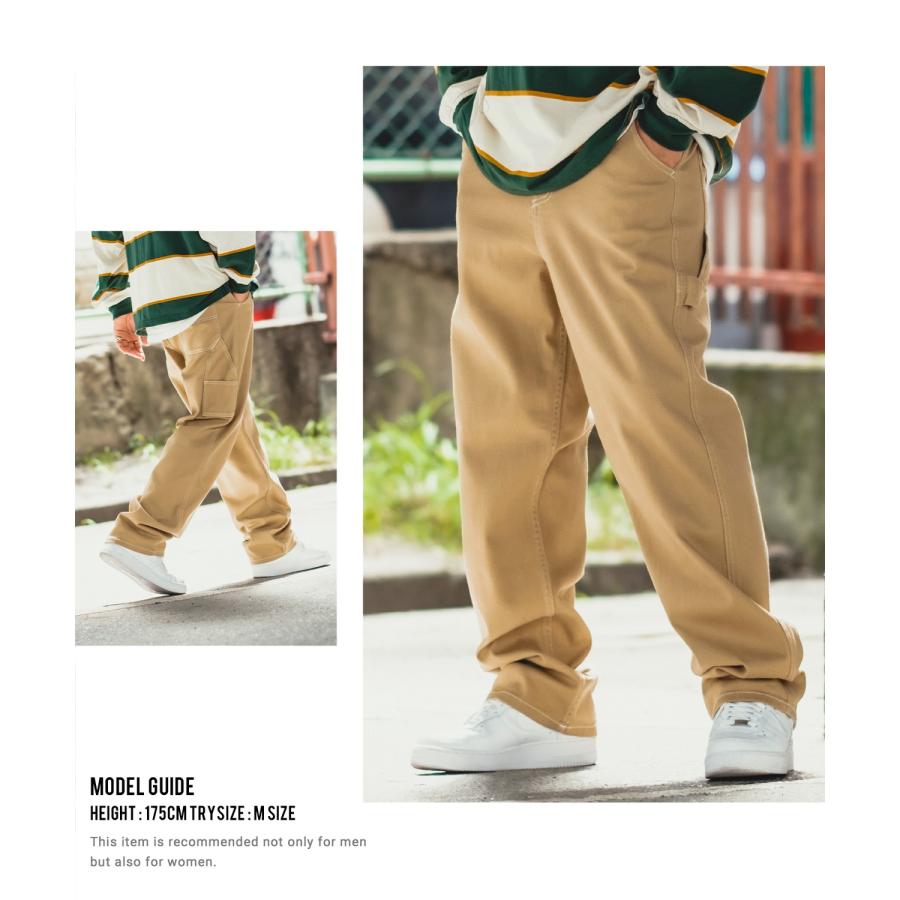 カツラギ ワイド ペインターパンツ メンズ イージーパンツ ワイドパンツ ワークパンツ バギーパンツ ゆったり 大きい ストリート スケボー アメカジ カジュアル | improves | 16