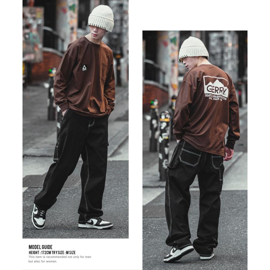 カツラギ ワイド ペインターパンツ メンズ イージーパンツ ワイドパンツ ワークパンツ バギーパンツ ゆったり 大きい ストリート スケボー アメカジ カジュアル | improves | 08