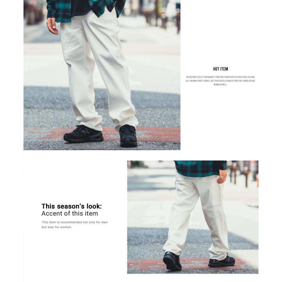 カツラギ ワイド ペインターパンツ メンズ イージーパンツ ワイドパンツ ワークパンツ バギーパンツ ゆったり 大きい ストリート スケボー アメカジ カジュアル | improves | 12