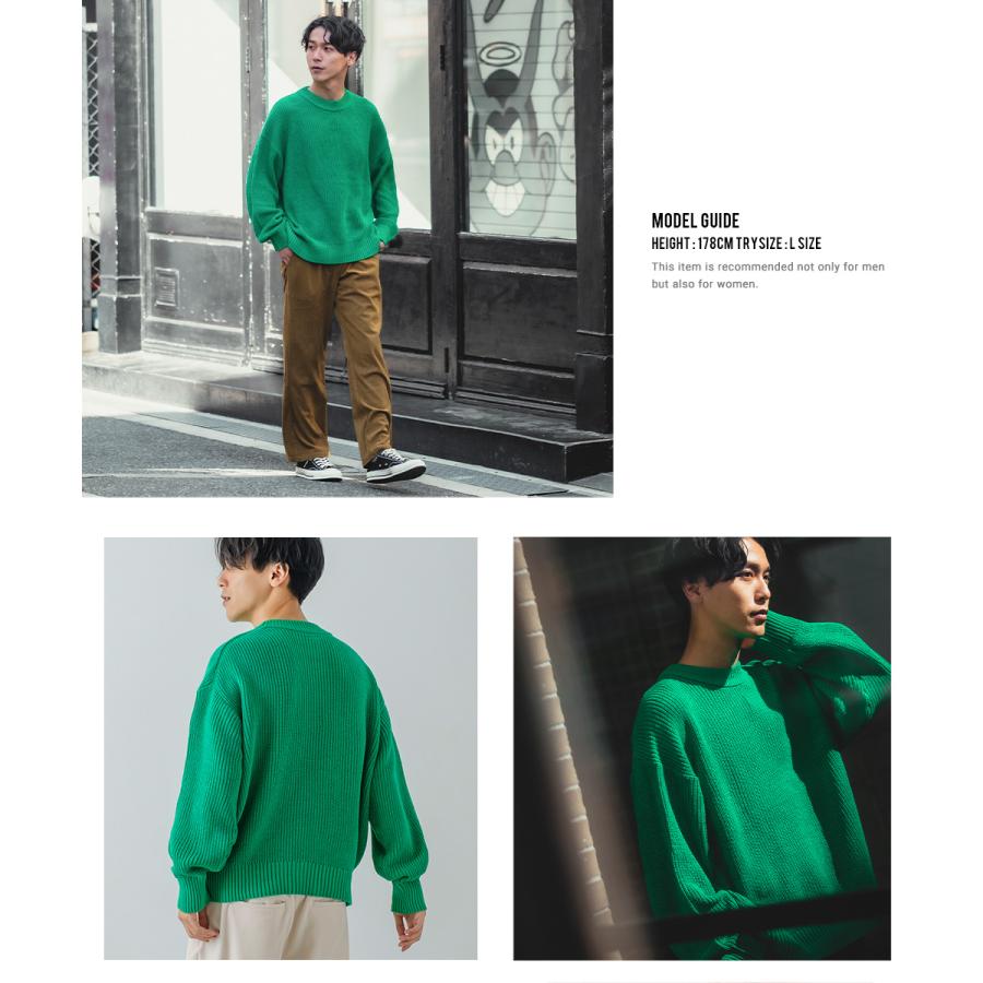 リベイロ　 ミントグリーン オーバーサイズニットセーター S リベイロ ニット リベイロ ミントグリーン オーバーサイズニット