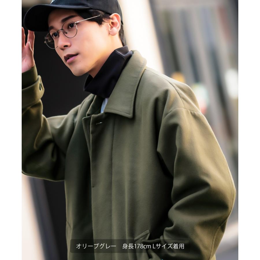 improves（インプローブス） オーバーコート メンズ メルトン ロング