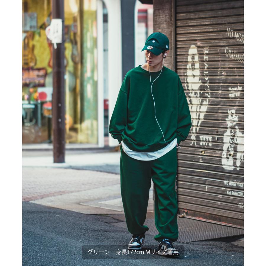 トレーナー メンズ 13.4オンス ヘビーウエイト 裏毛 クルーネック スウェット スエット オーバーサイズ シンプル 古着MIX スポーティー アスレジャー | improves | 21