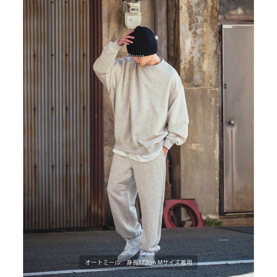 トレーナー メンズ 13.4オンス ヘビーウエイト 裏毛 クルーネック スウェット スエット オーバーサイズ シンプル 古着MIX スポーティー アスレジャー | improves | 07