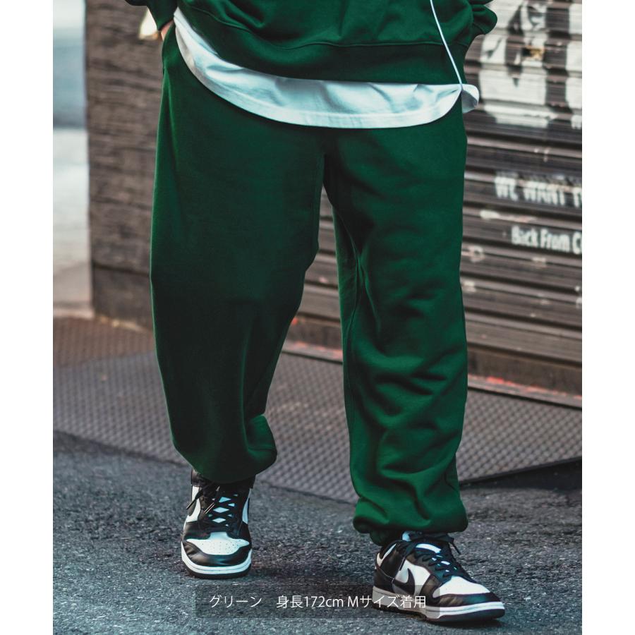 スウェットパンツ メンズ 13.4オンス ヘビーウエイト 裏毛 ジョガーパンツ スエット オーバーサイズ シンプル 古着MIX スポーティー アスレジャー ストリート | improves | 16