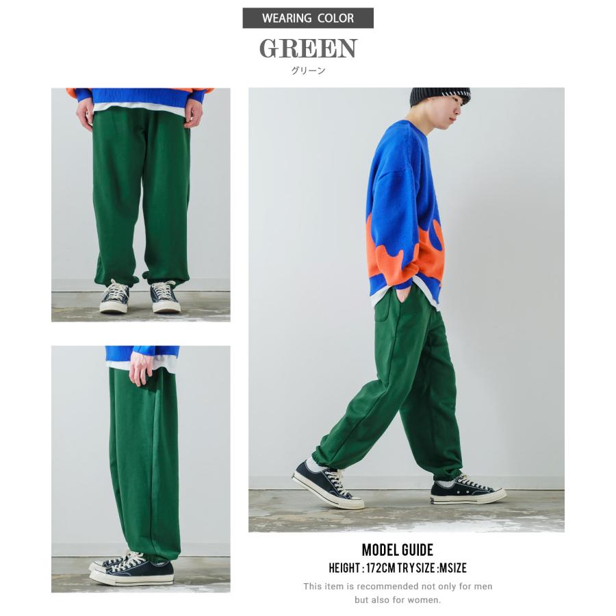 スウェットパンツ メンズ 13.4オンス ヘビーウエイト 裏毛 ジョガーパンツ スエット オーバーサイズ シンプル 古着MIX スポーティー アスレジャー ストリート | improves | 19