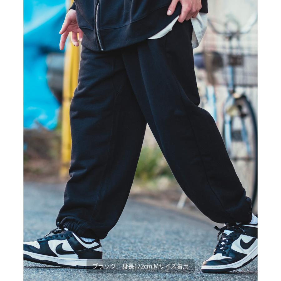 スウェットパンツ メンズ 13.4オンス ヘビーウエイト 裏毛 ジョガーパンツ スエット オーバーサイズ シンプル 古着MIX スポーティー アスレジャー ストリート | improves | 08